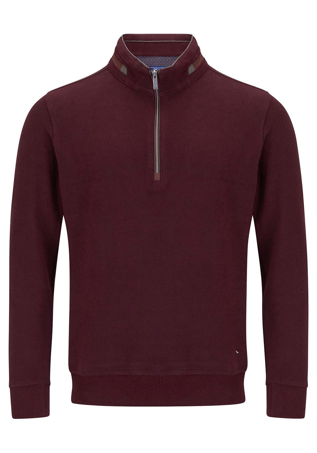 Drifter DG Drifter Half Zip Sweatshirt - Red 1 Shaws Department Stores