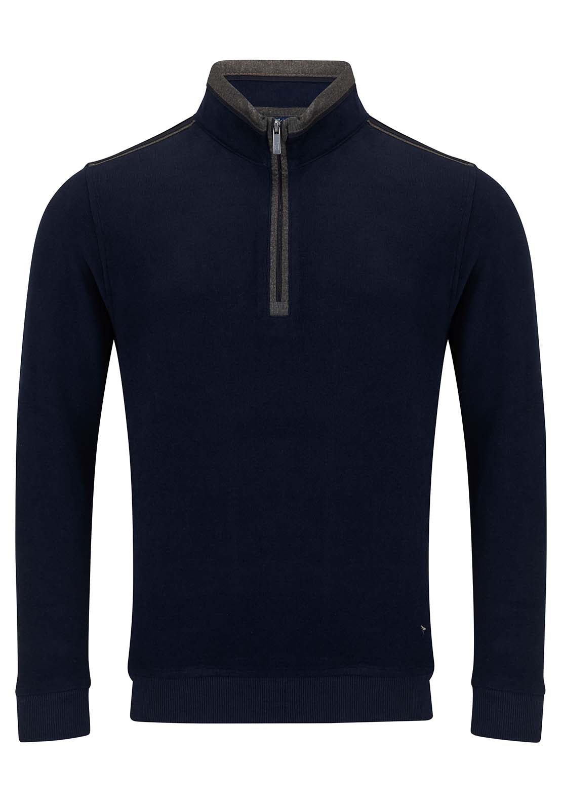 Drifter DG Drifter Half Zip Sweatshirt - Blue 1 Shaws Department Stores