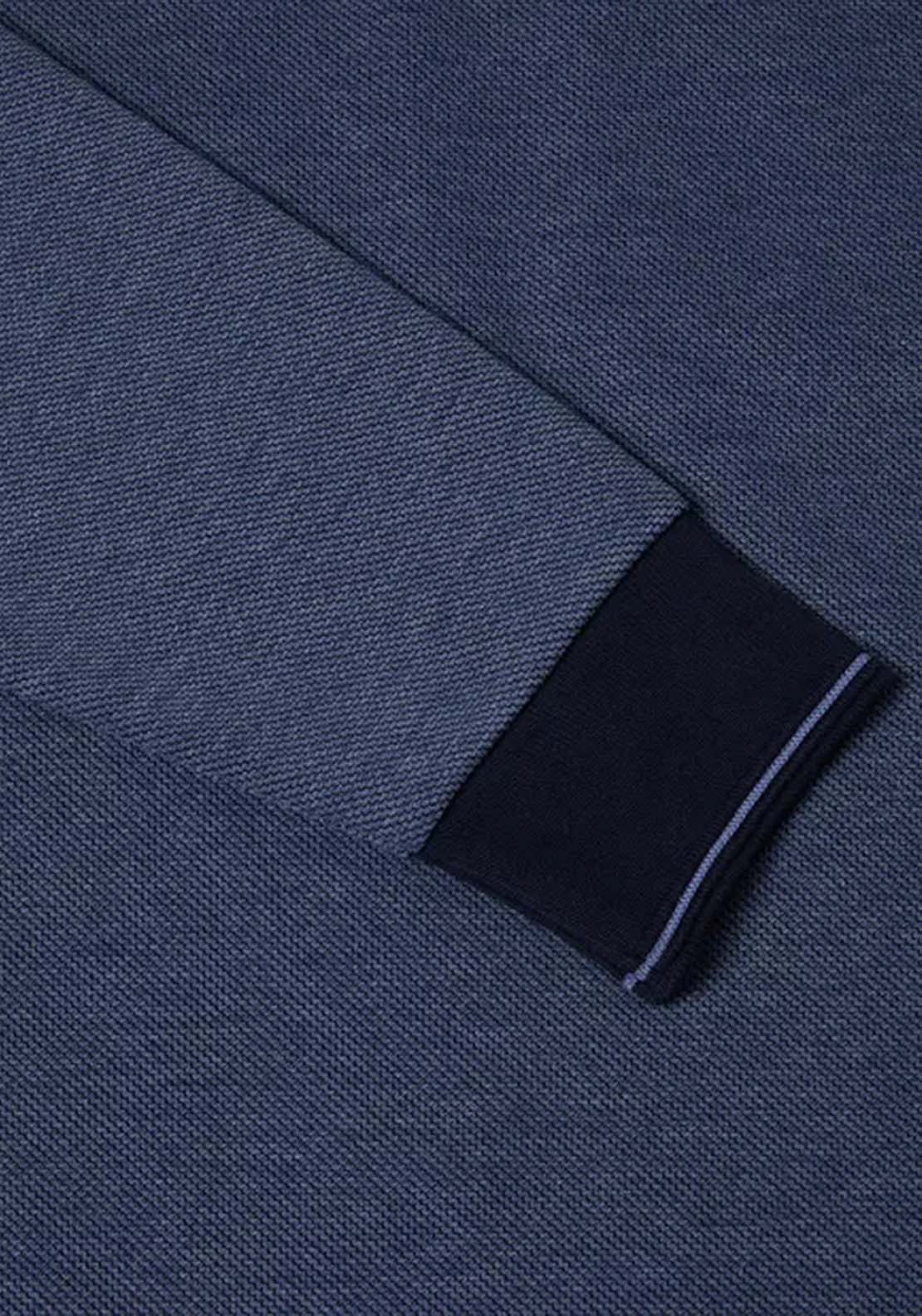 Drifter Long Sleeve Polo Shirt - Blue 3 Shaws Department Stores