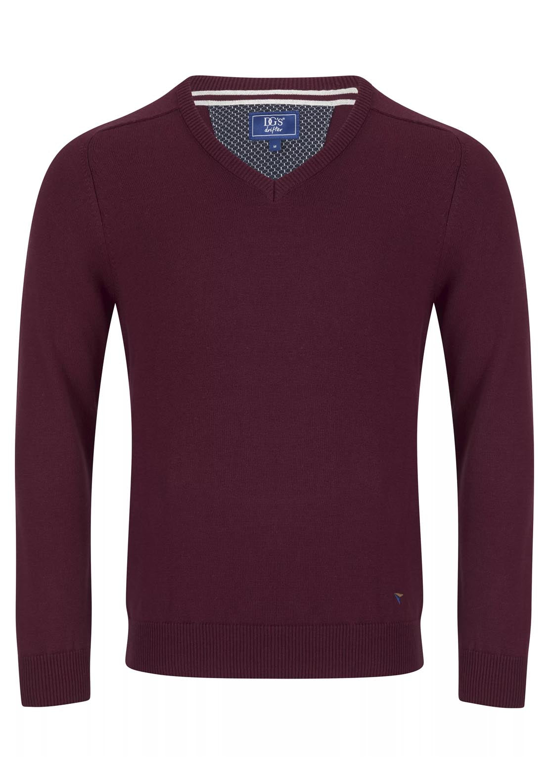Drifter DG Drifter Vee Neck Sweater - Pink 1 Shaws Department Stores