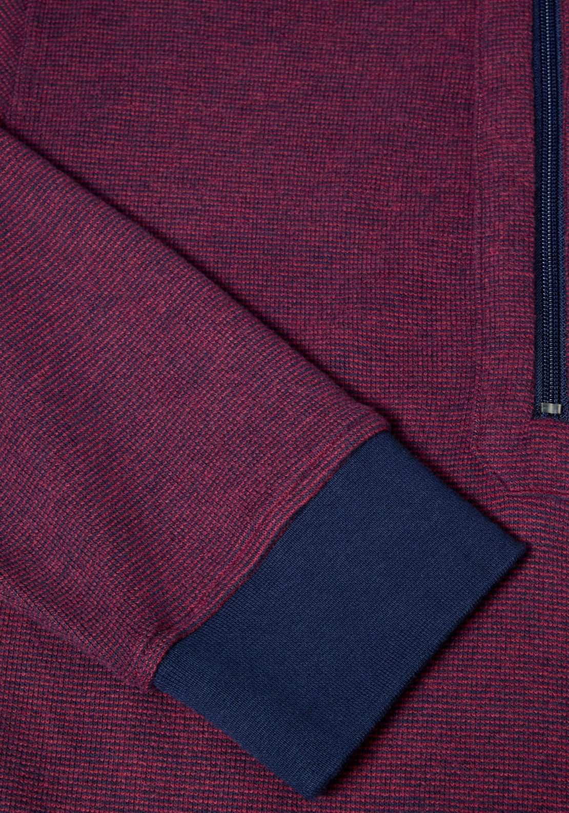 1/4 Zip Sweatshirt - Red