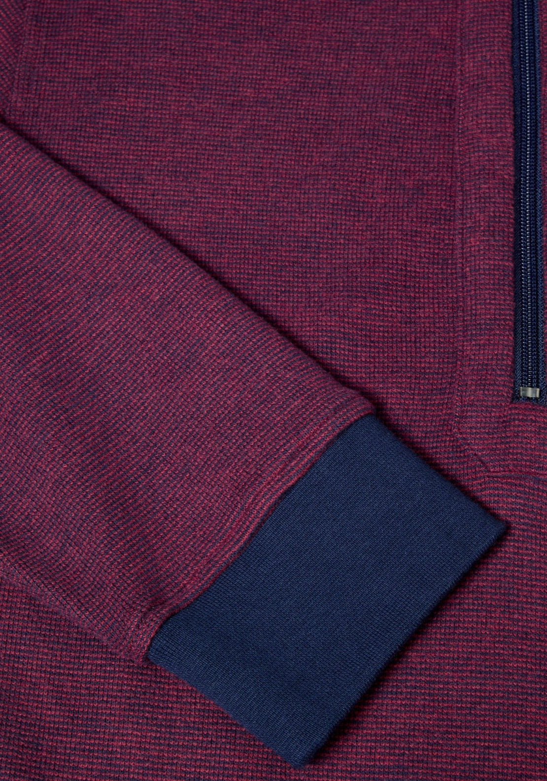 Drifter 1/4 Zip Sweatshirt - Red 3 Shaws Department Stores