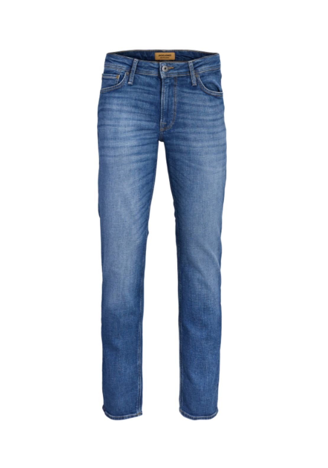 Jack & Jones JJiclark JJorginal JOS 478 Noos Regular Fit Jeans - Blue 6 Shaws Department Stores