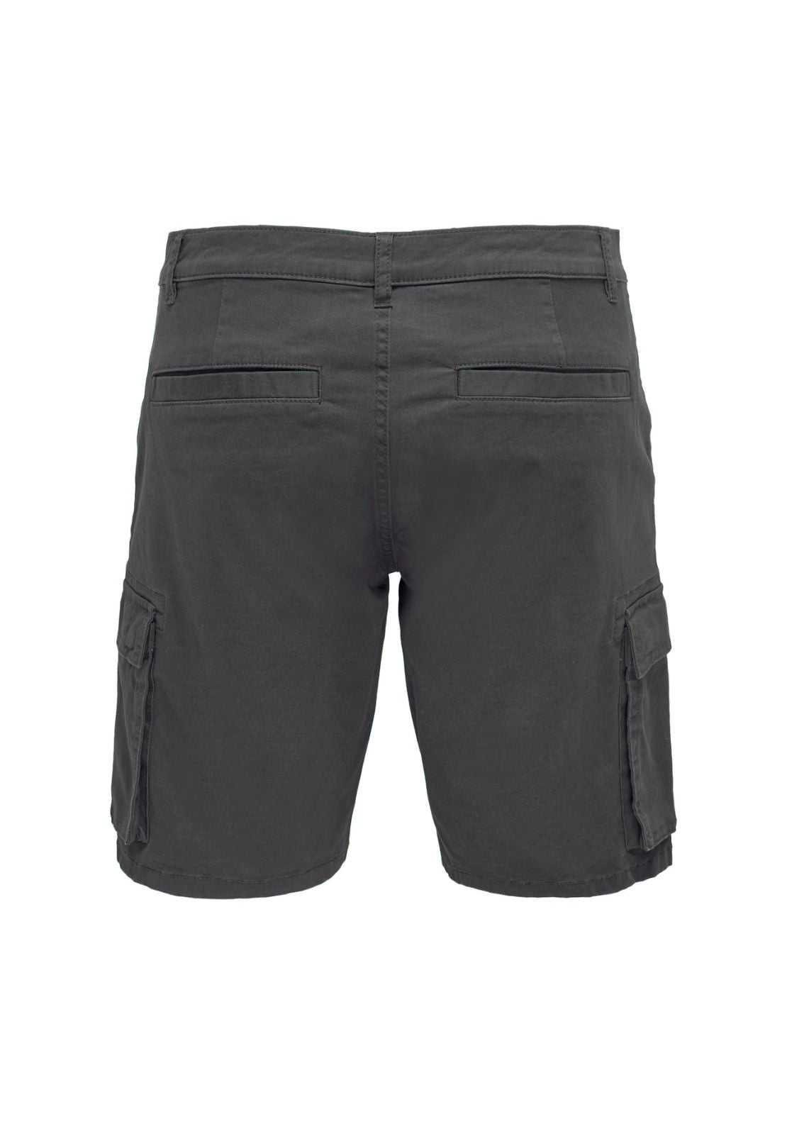 Only & Sons Cam Regular Fit Shorts - Grey Pinstripe 4 Shaws Department Stores