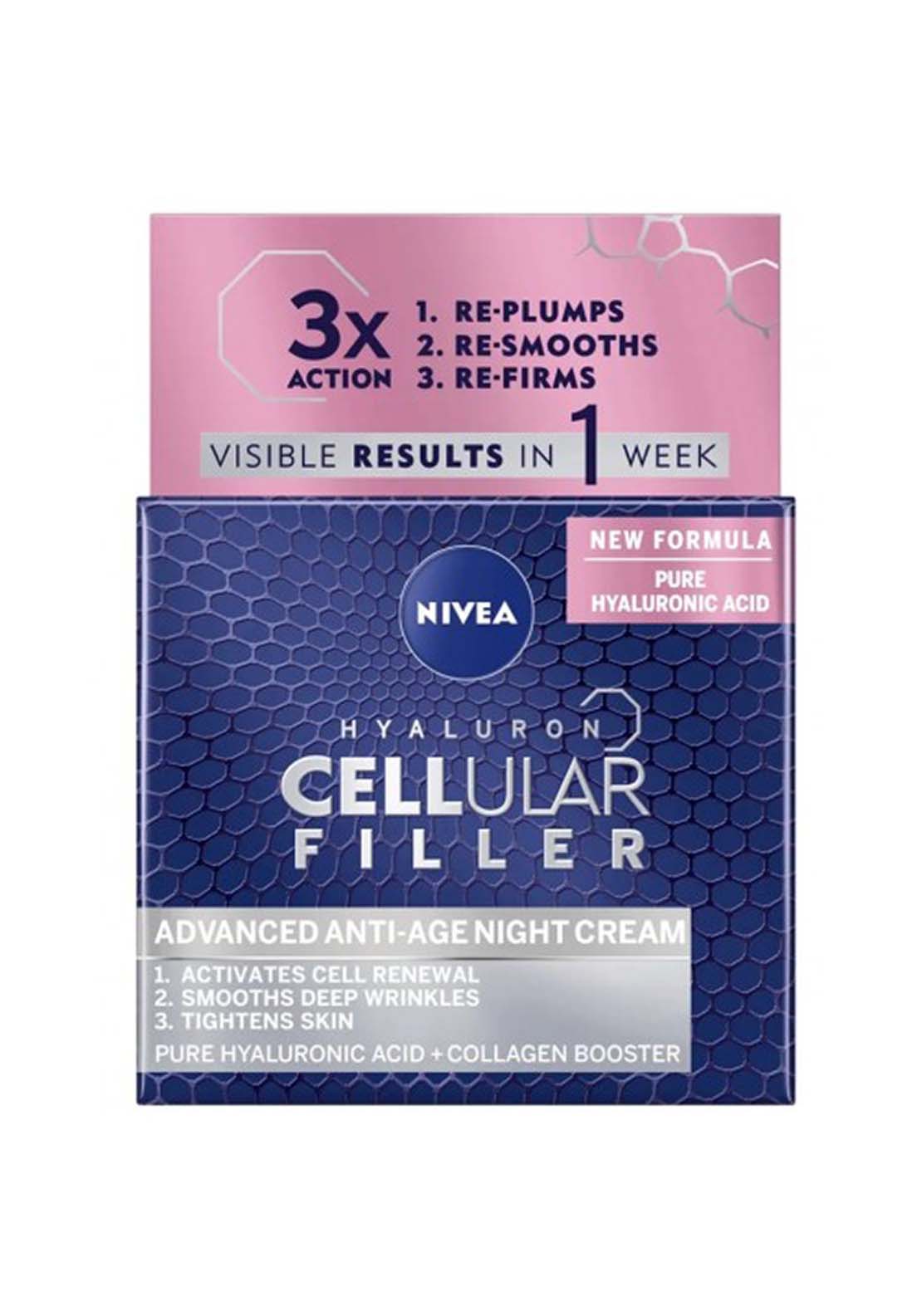 Nivea Hyaluron Cellular Filler Night Cream 1 Shaws Department Stores