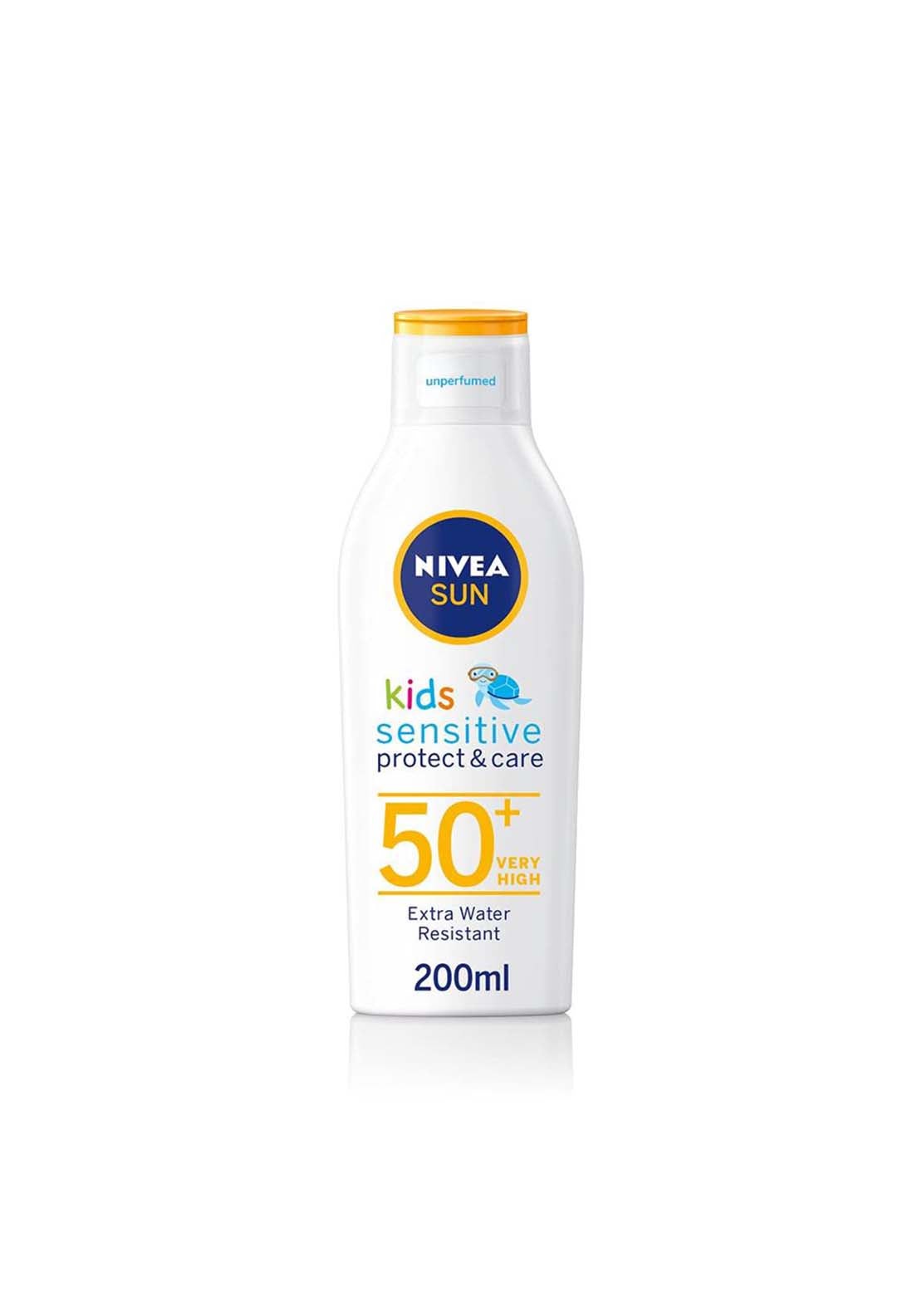 Nivea Sun Kids Sensitive Protect & Care Spf 50+ 200ml 1 Shaws Department Stores