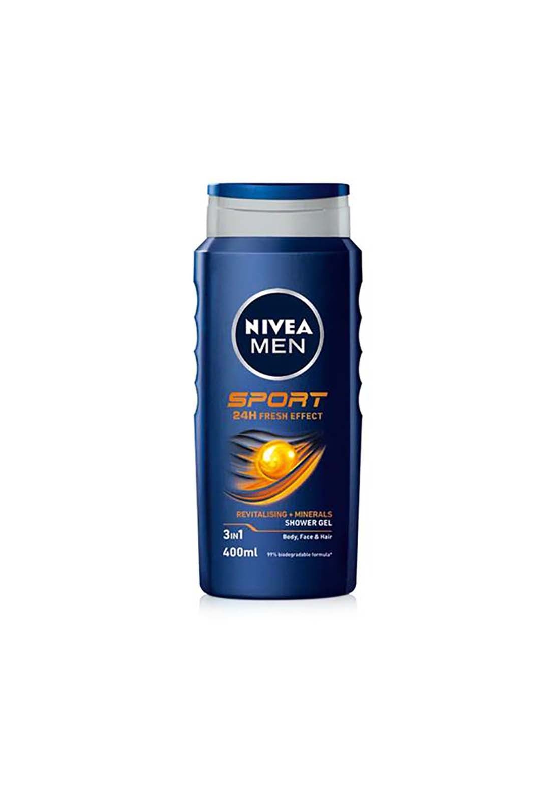 Nivea Men Sport 3 In 1 Shower Gel 400ml 1 Shaws Department Stores