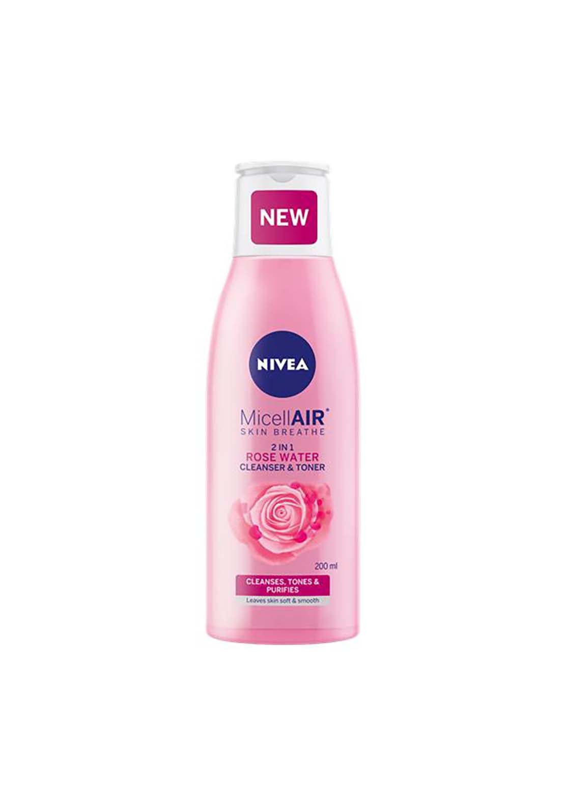 Nivea Micellair Rose Water 2In1 200ml 1 Shaws Department Stores
