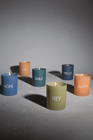 Motto Collection Happy Pink Soya Wax Blended Candle 2 Shaws Department Stores
