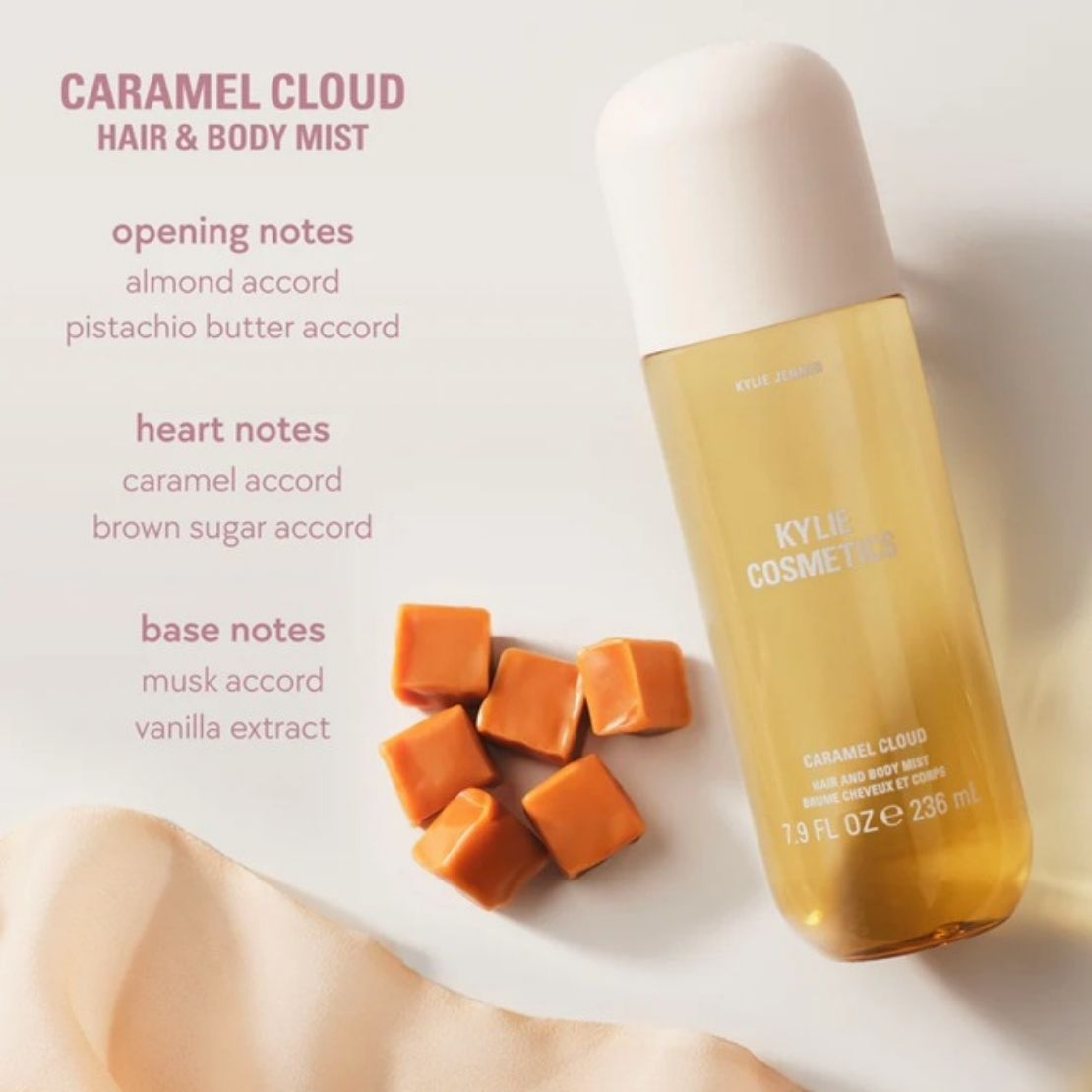Kylie Jenner Carmel Gold Hair & Body Mist 3 Shaws Department Stores