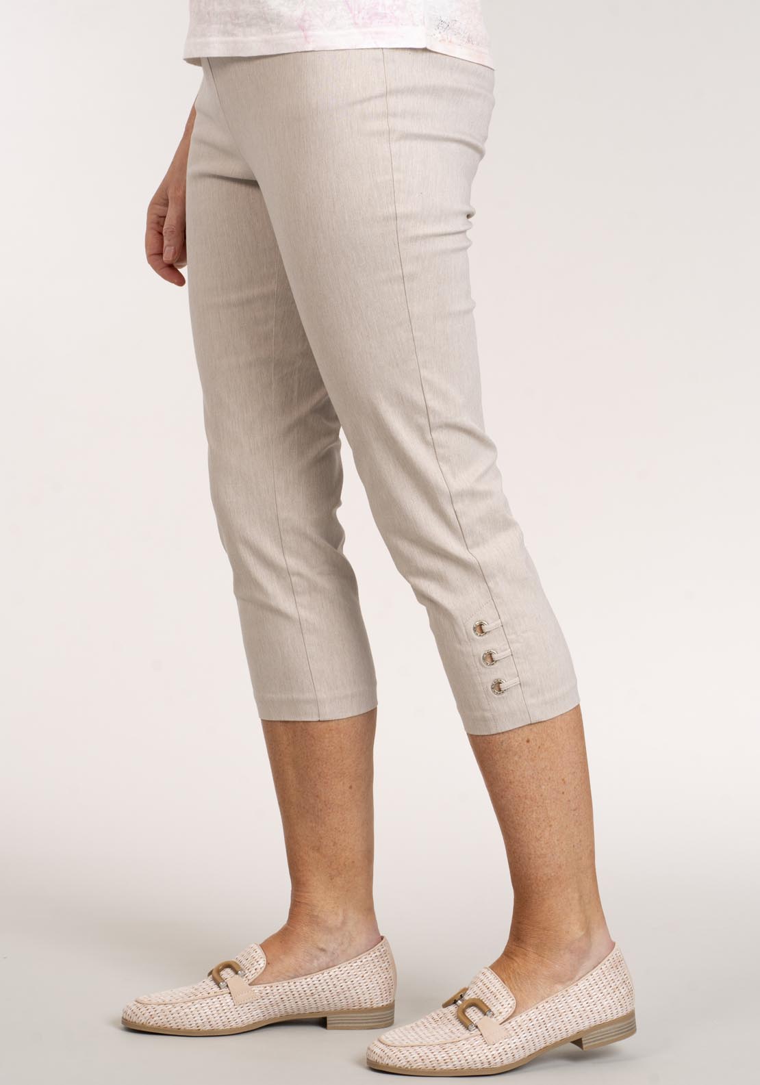 Tea Lane Diamond Loop Crop - Grey 4 Shaws Department Stores