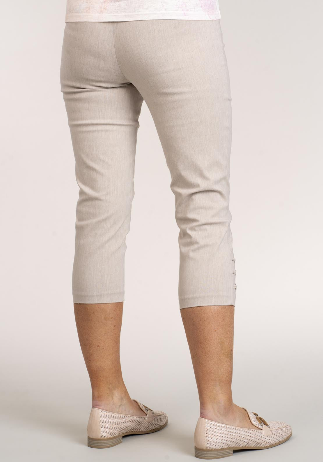 Tea Lane Diamond Loop Crop - Grey 5 Shaws Department Stores