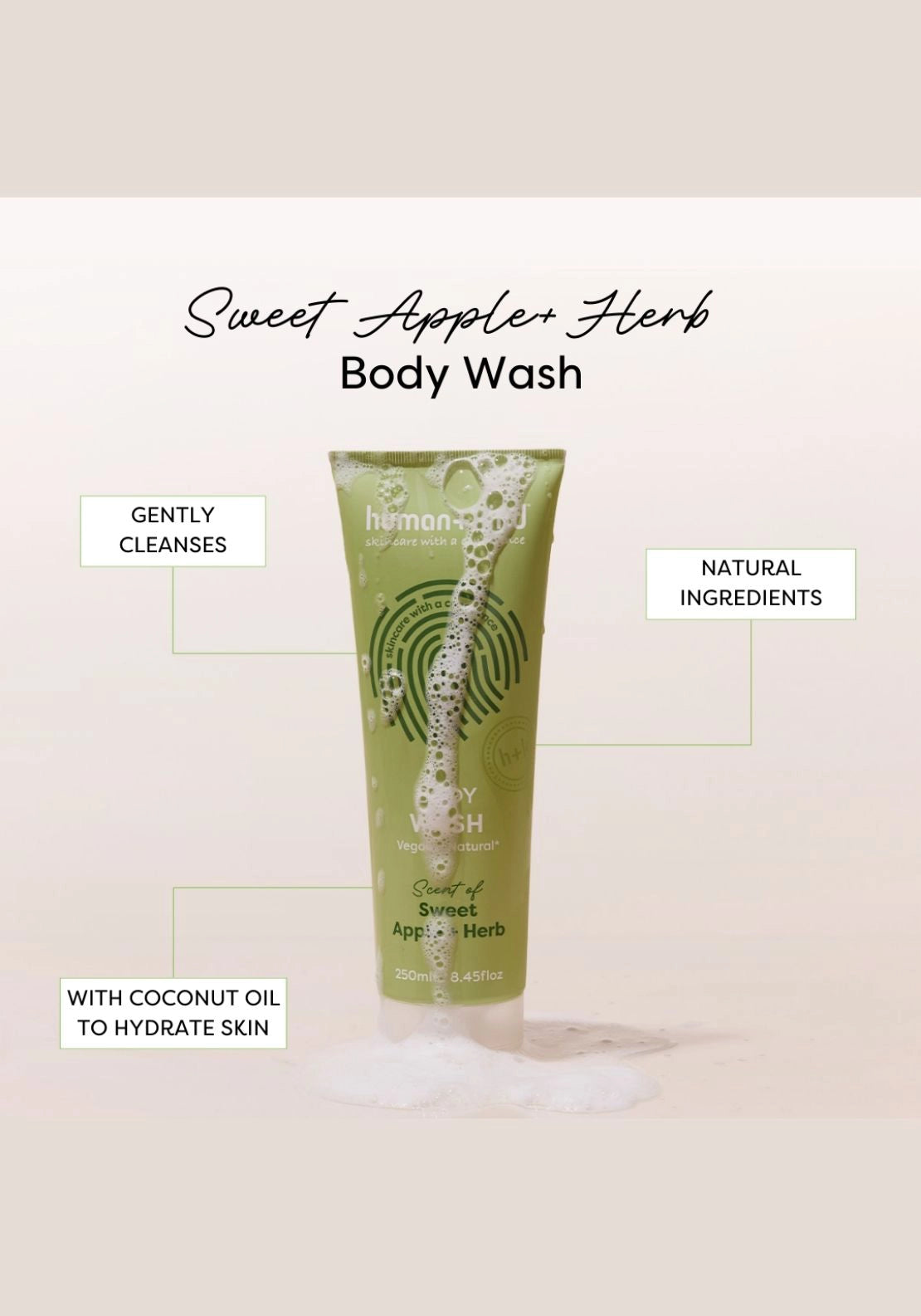 Body Wash Sweet Apple + Herb - No Colour