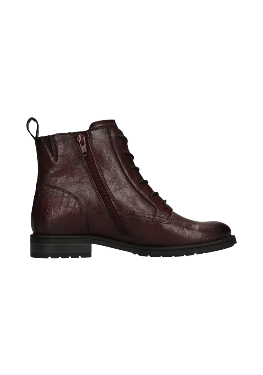 Bagatt Ronja I Lace Up Boots - Bordo 2 Shaws Department Stores