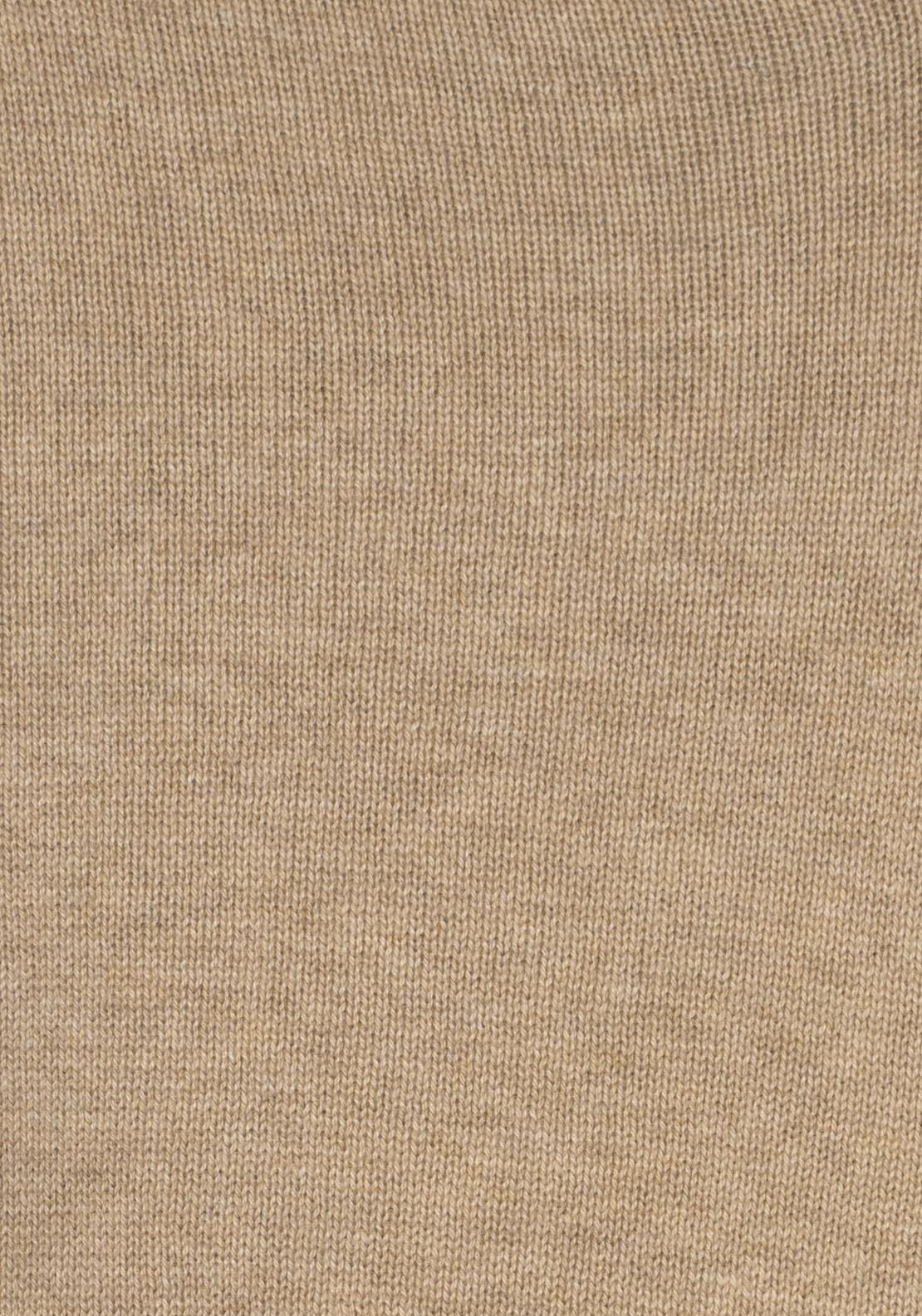 Yeats Plain Cotton V Neck Sweaters - Beige 7 Shaws Department Stores