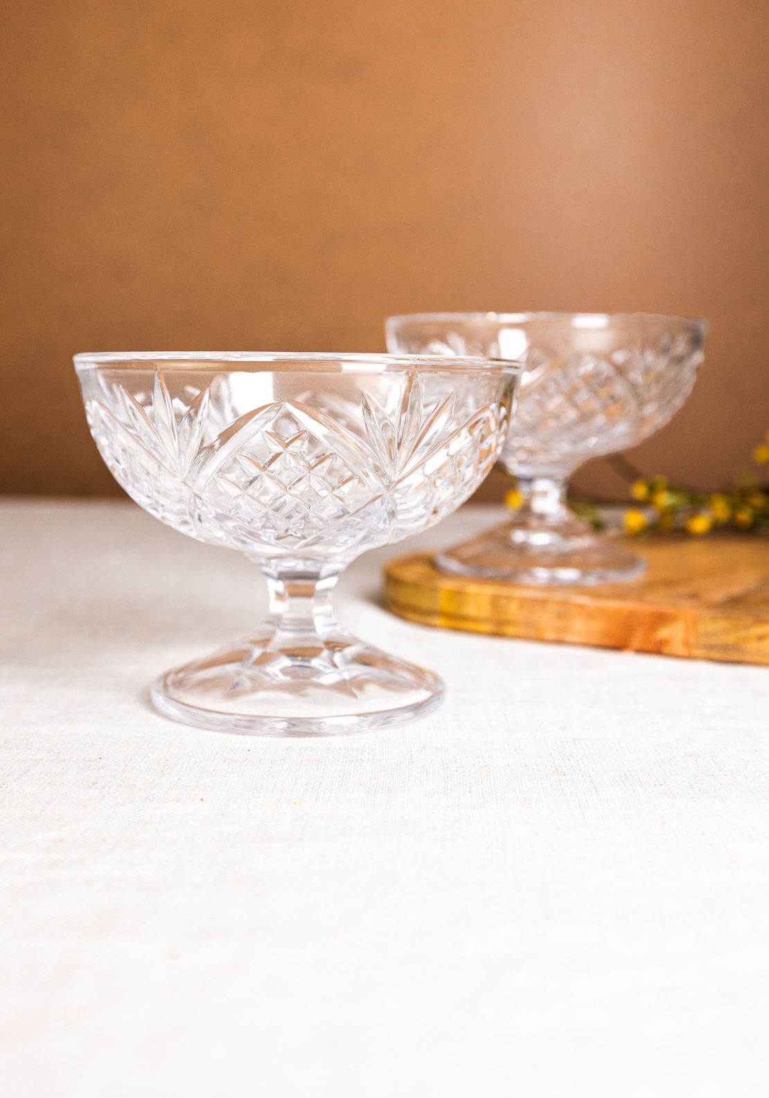 Killarney Crystal Trinity Glass Dessert Dishes 3 Shaws Department Stores