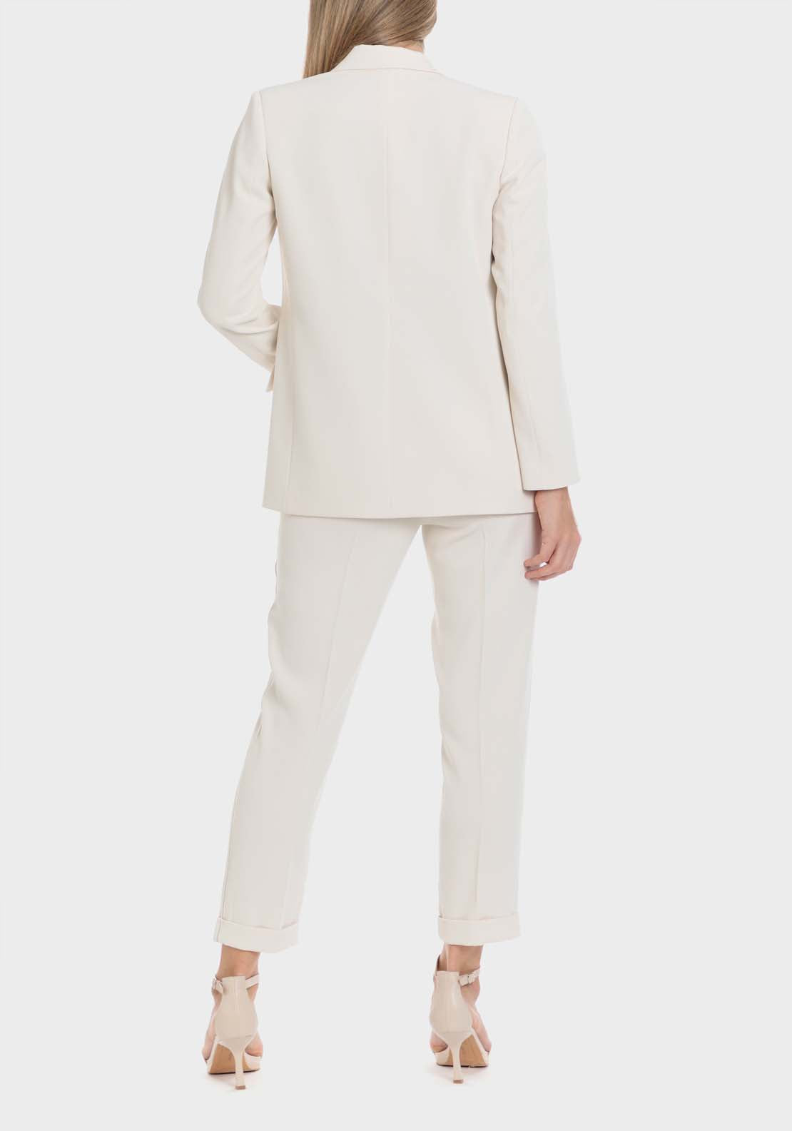 Punt Roma Long Blazer - Off White 5 Shaws Department Stores