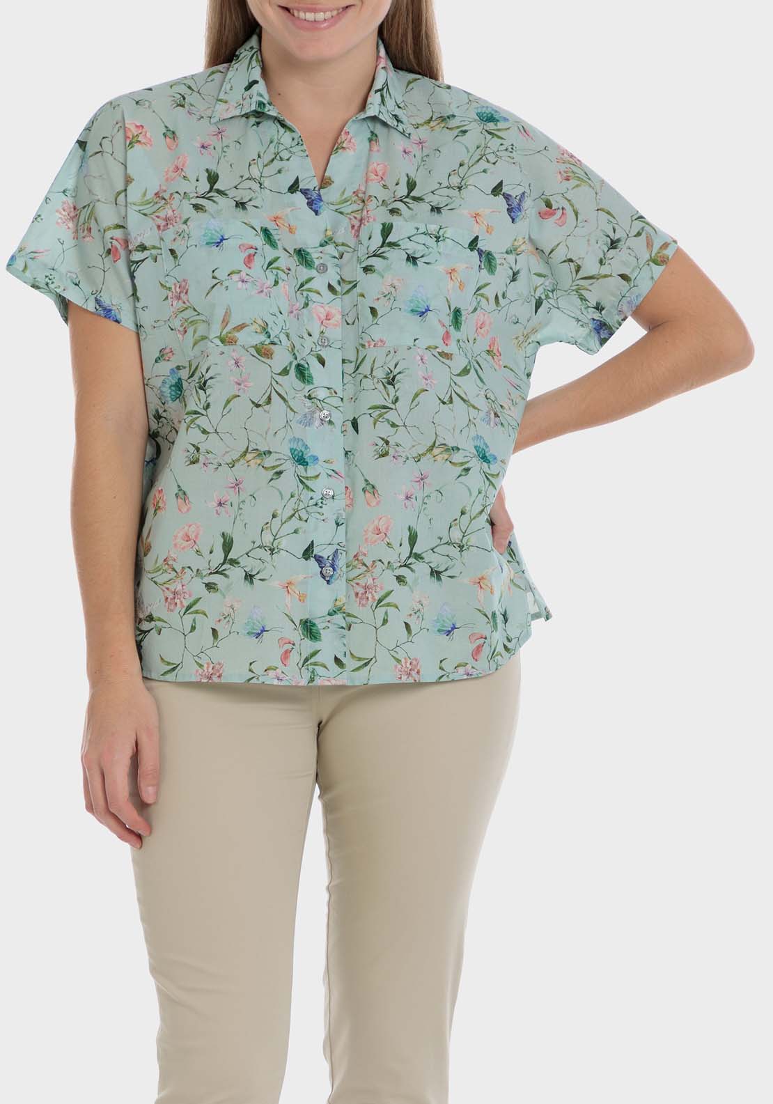 Punt Roma Floral Print Shirt 1 Shaws Department Stores