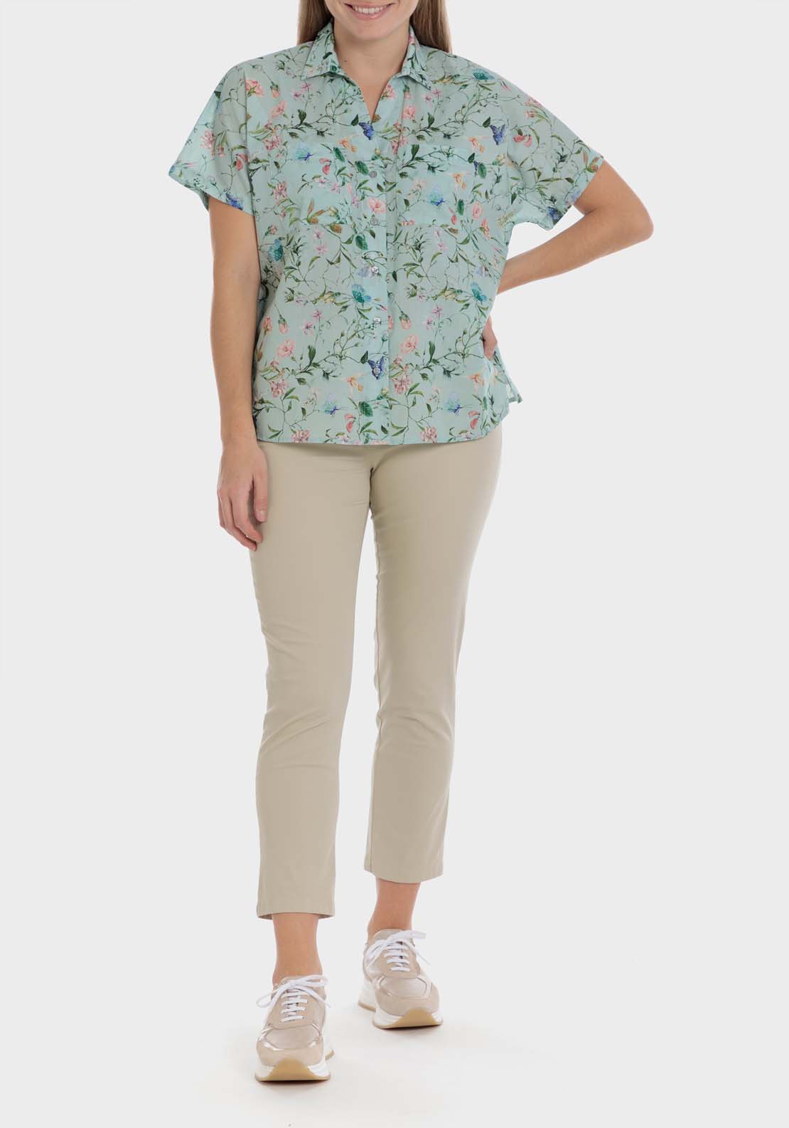 Punt Roma Floral Print Shirt 3 Shaws Department Stores