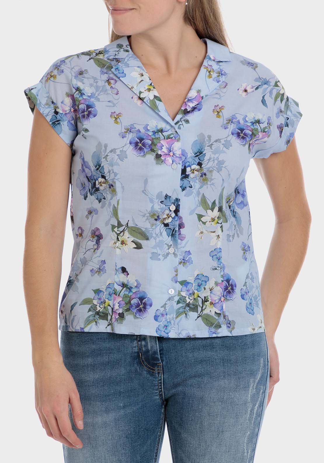 Punt Roma Floral Print Shirt 1 Shaws Department Stores