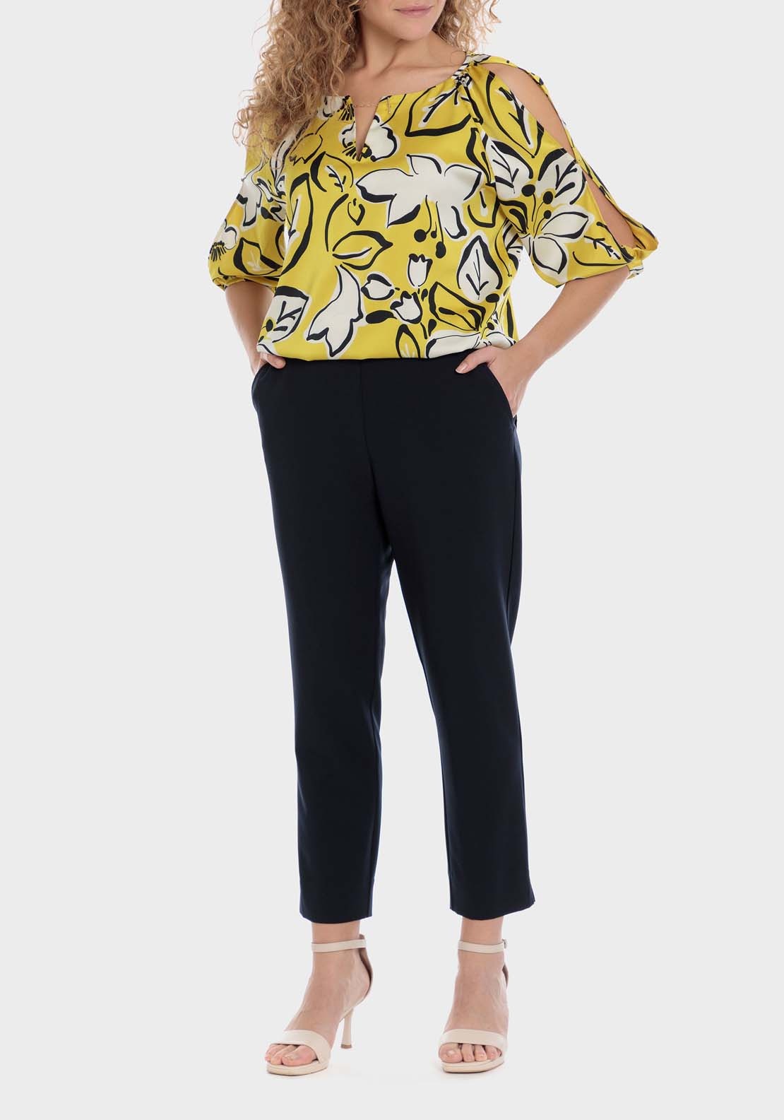 Punt Roma Printed Blouse 1 Shaws Department Stores