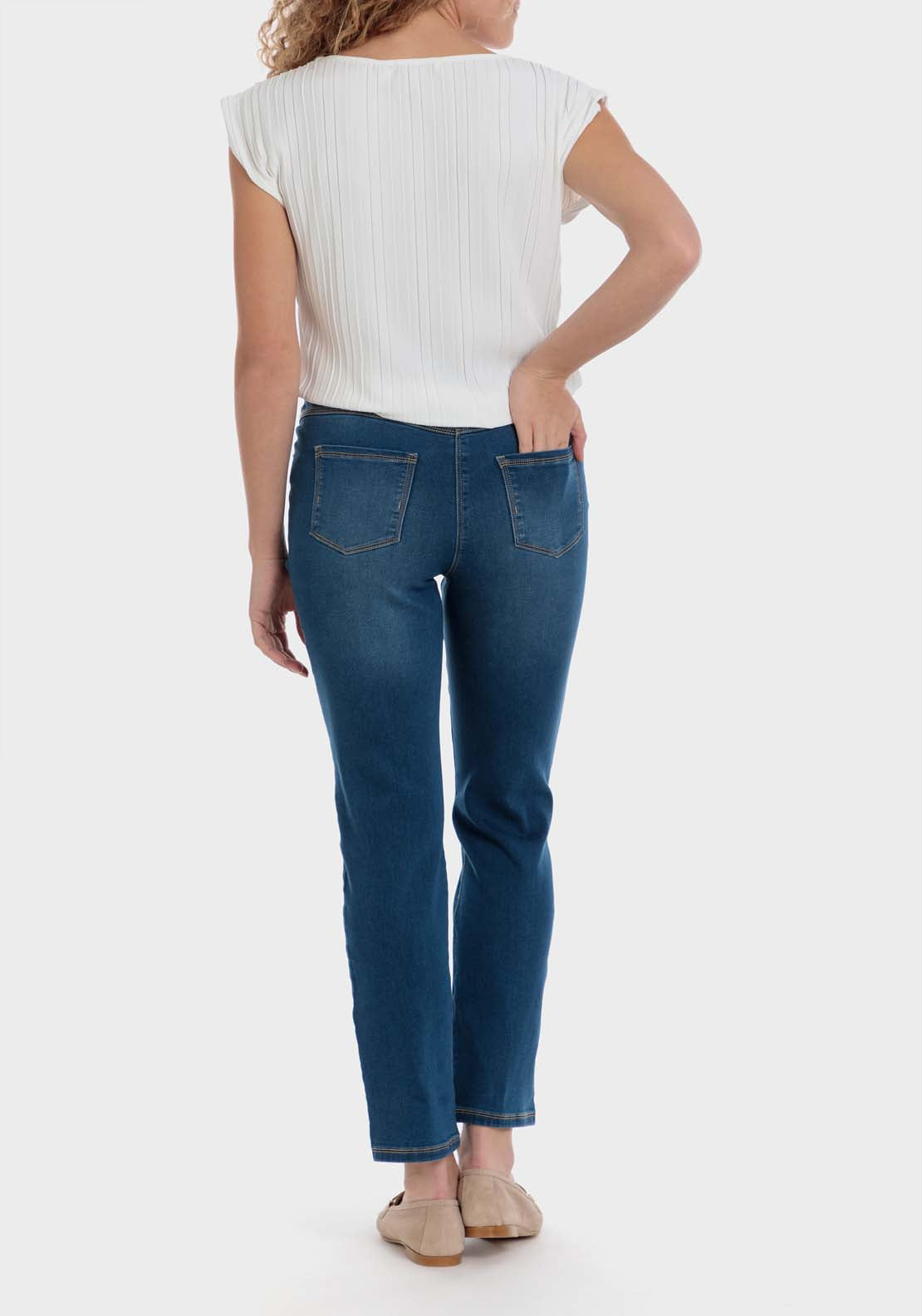 Punt Roma Pleated T-Shirt 4 Shaws Department Stores