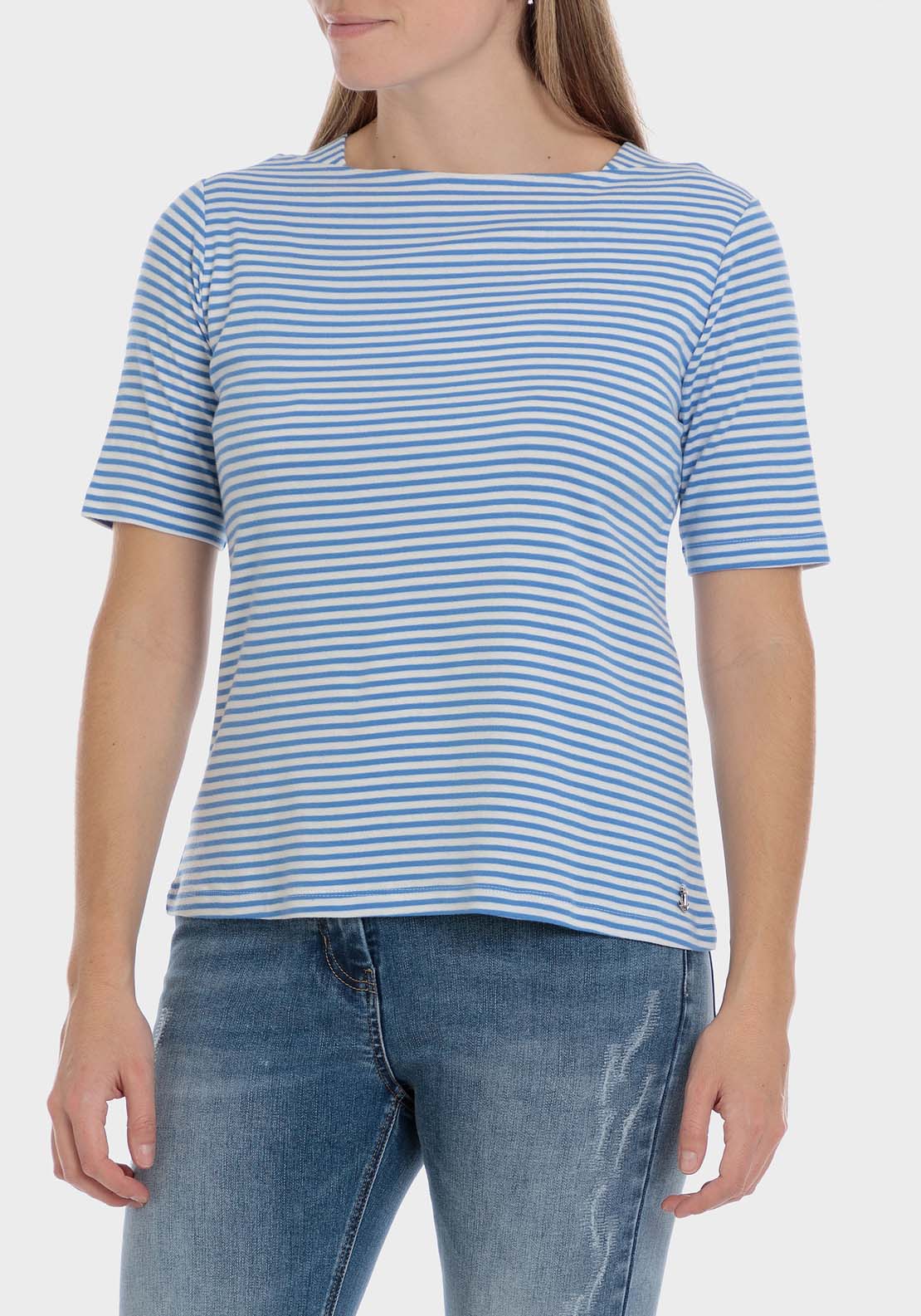 Punt Roma Striped T-Shirt 1 Shaws Department Stores
