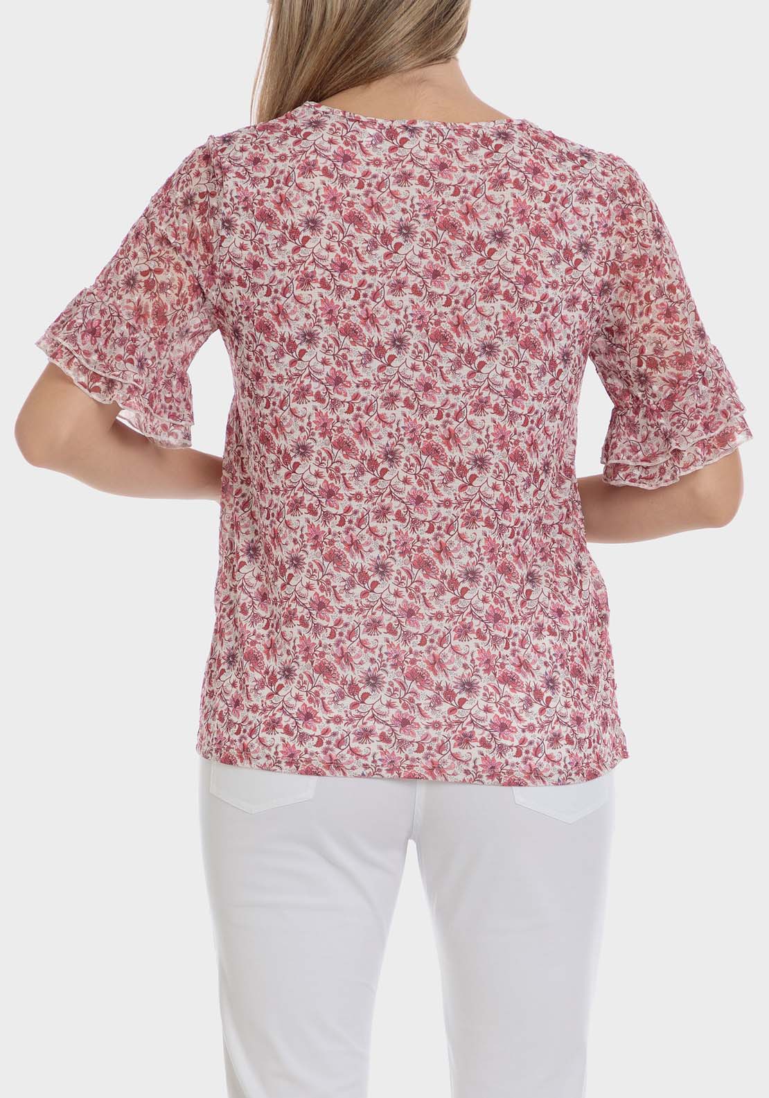Punt Roma Floral Print T-Shirt 2 Shaws Department Stores