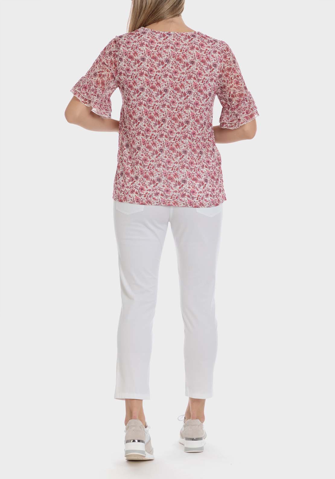 Punt Roma Floral Print T-Shirt 4 Shaws Department Stores
