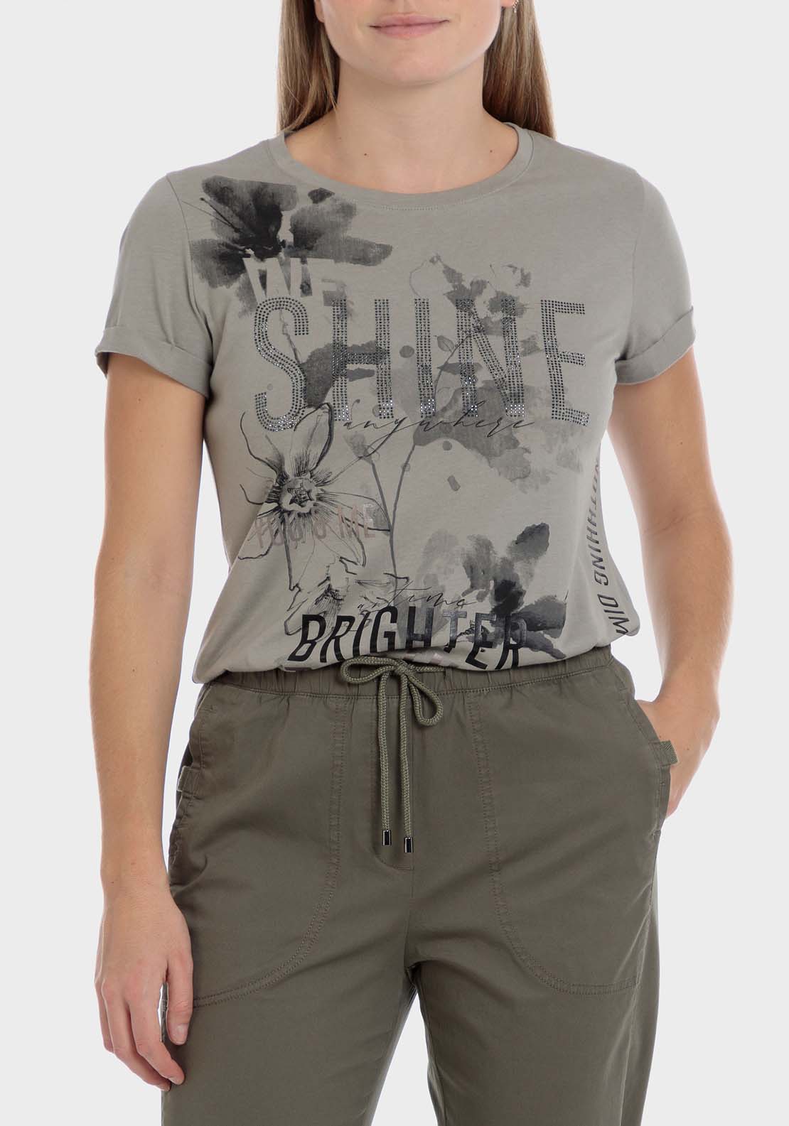 Punt Roma Rhinestone Printed T-Shirt 1 Shaws Department Stores