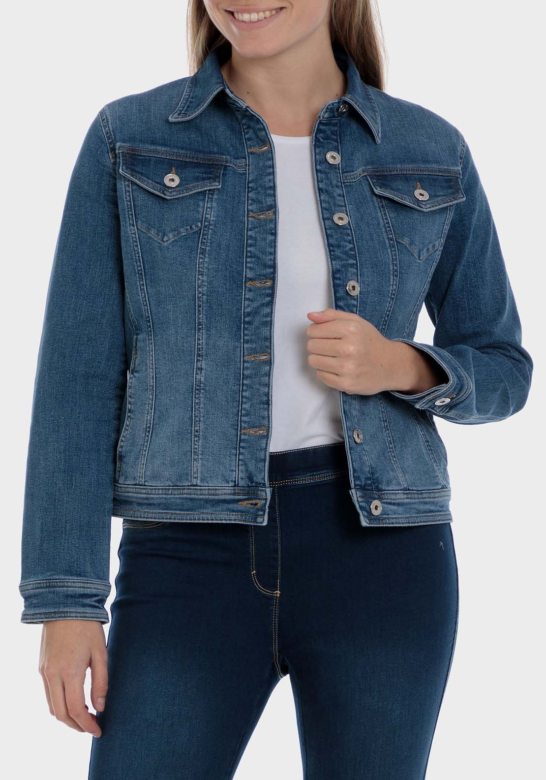 Punt Roma Denim Jacket 1 Shaws Department Stores