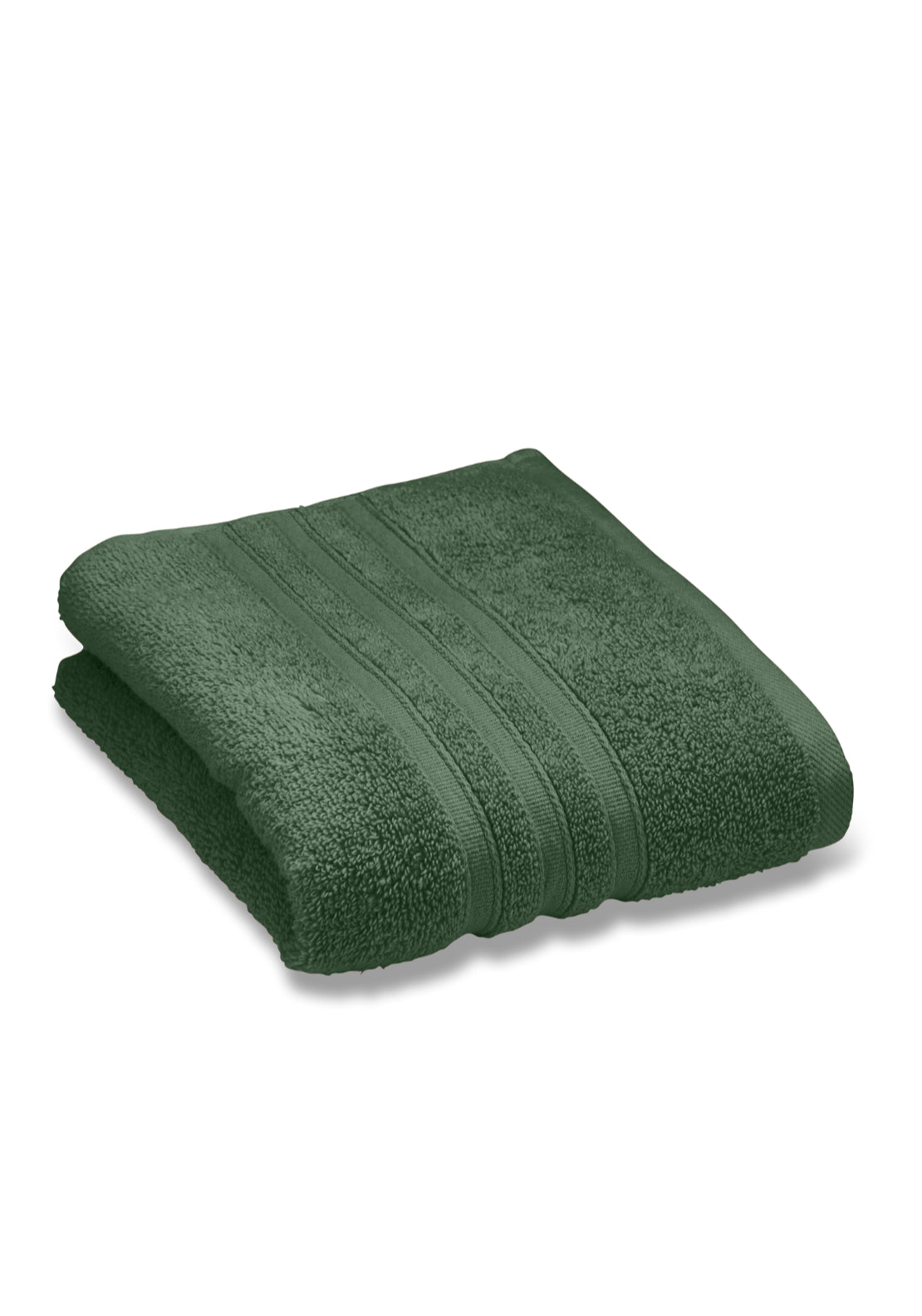 Catherine Lansfield 100% Cotton Zero Twist Towel 450gsm - Green 5 Shaws Department Stores