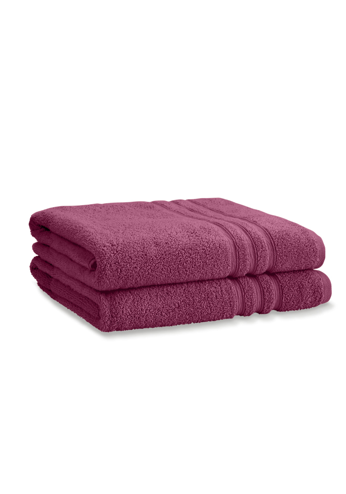 Catherine Lansfield 100% Cotton Zero Twist Towel 450gsm - Pink 5 Shaws Department Stores