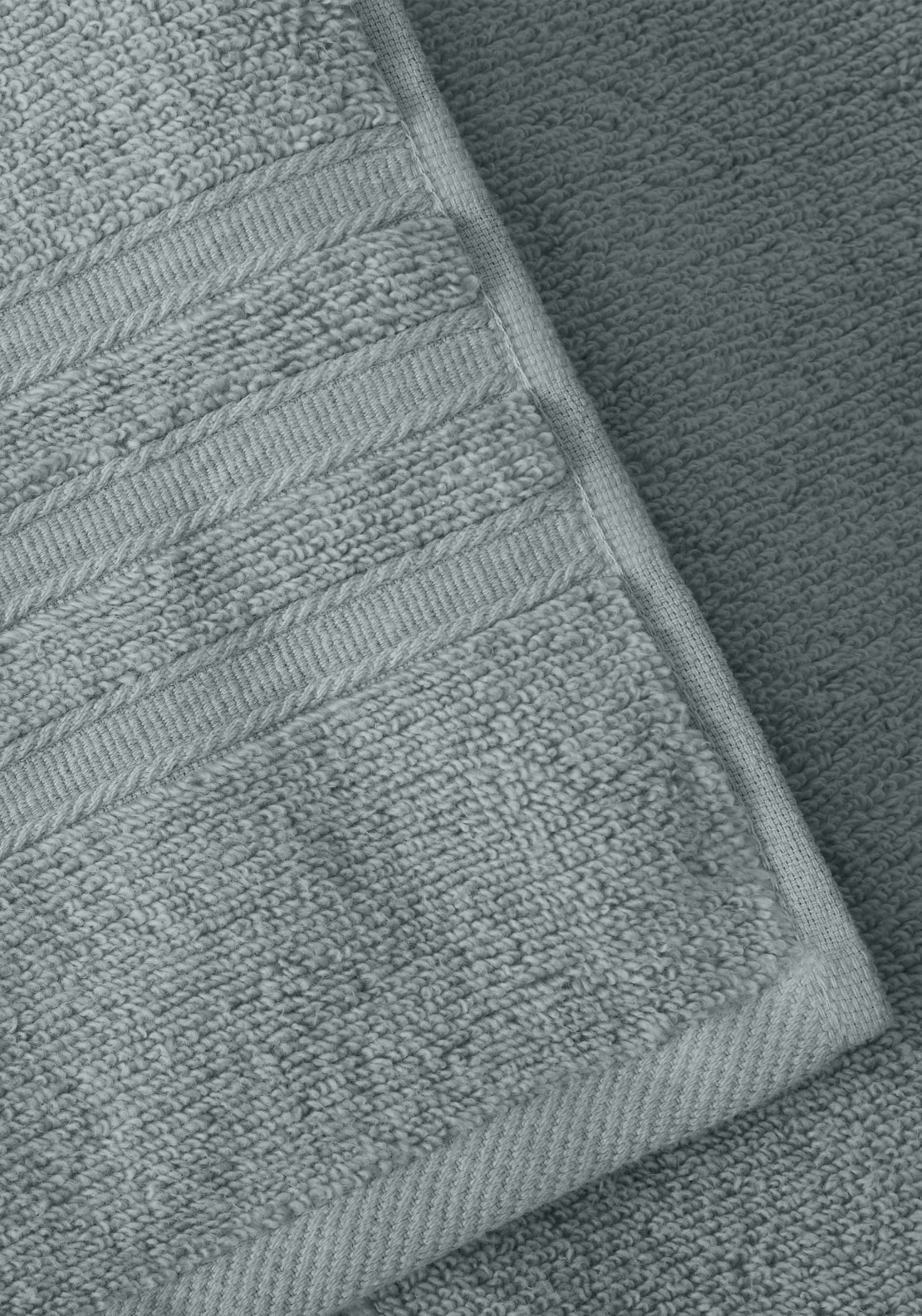 Catherine Lansfield 100% Cotton Zero Twist Towel 450gsm - Green 3 Shaws Department Stores