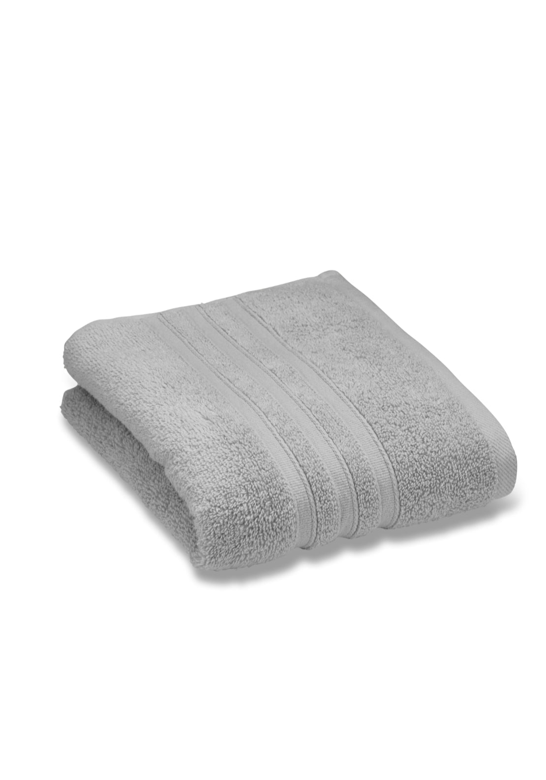 Catherine Lansfield 100% Cotton Zero Twist Towel 450gsm - Silver 5 Shaws Department Stores
