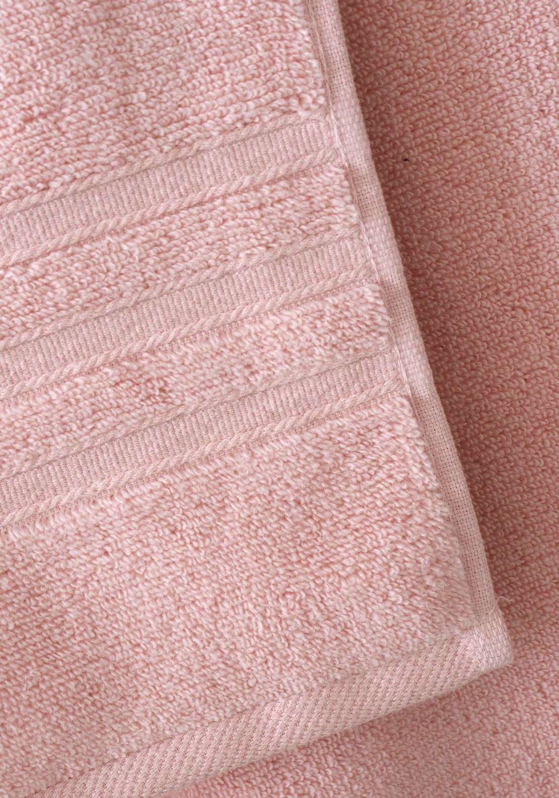 Catherine Lansfield 100% Cotton Zero Twist Towel 450gsm - Pink 3 Shaws Department Stores