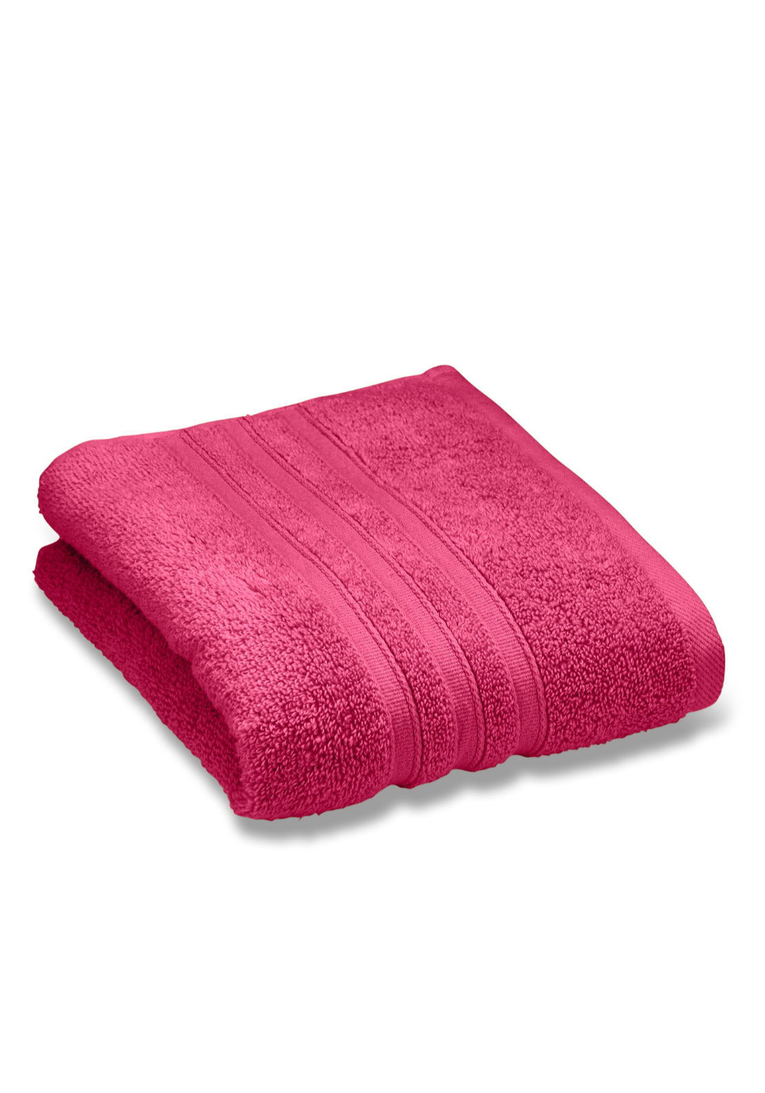 Catherine Lansfield 100% Cotton Zero Twist Towel 450gsm - Pink 5 Shaws Department Stores