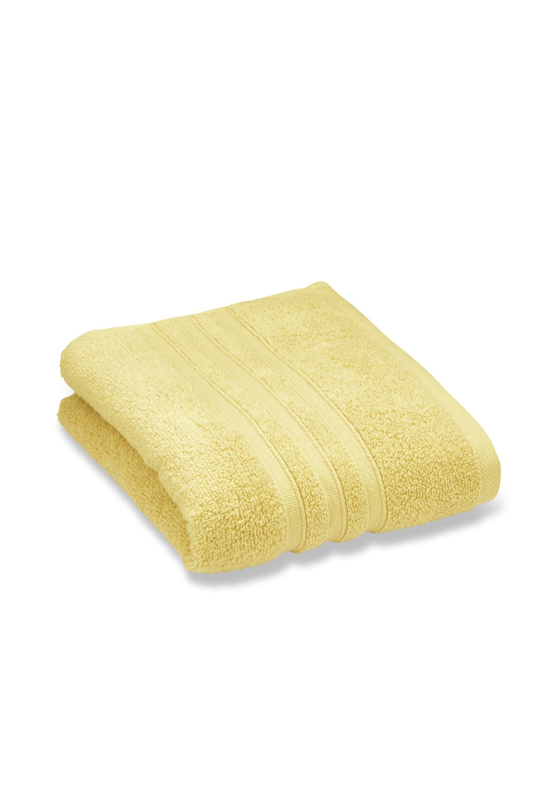 Catherine Lansfield 100% Cotton Zero Twist Towel 450gsm - Yellow 5 Shaws Department Stores