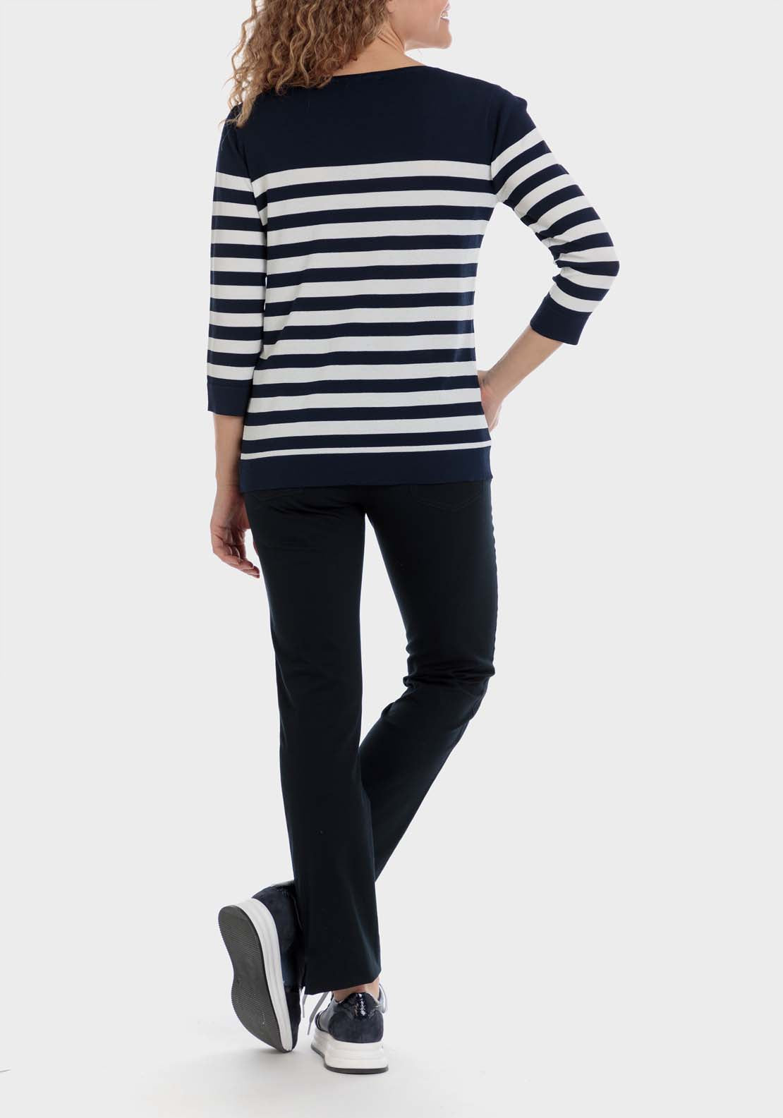 Punt Roma Cotton Trousers With Elastic 3 Shaws Department Stores