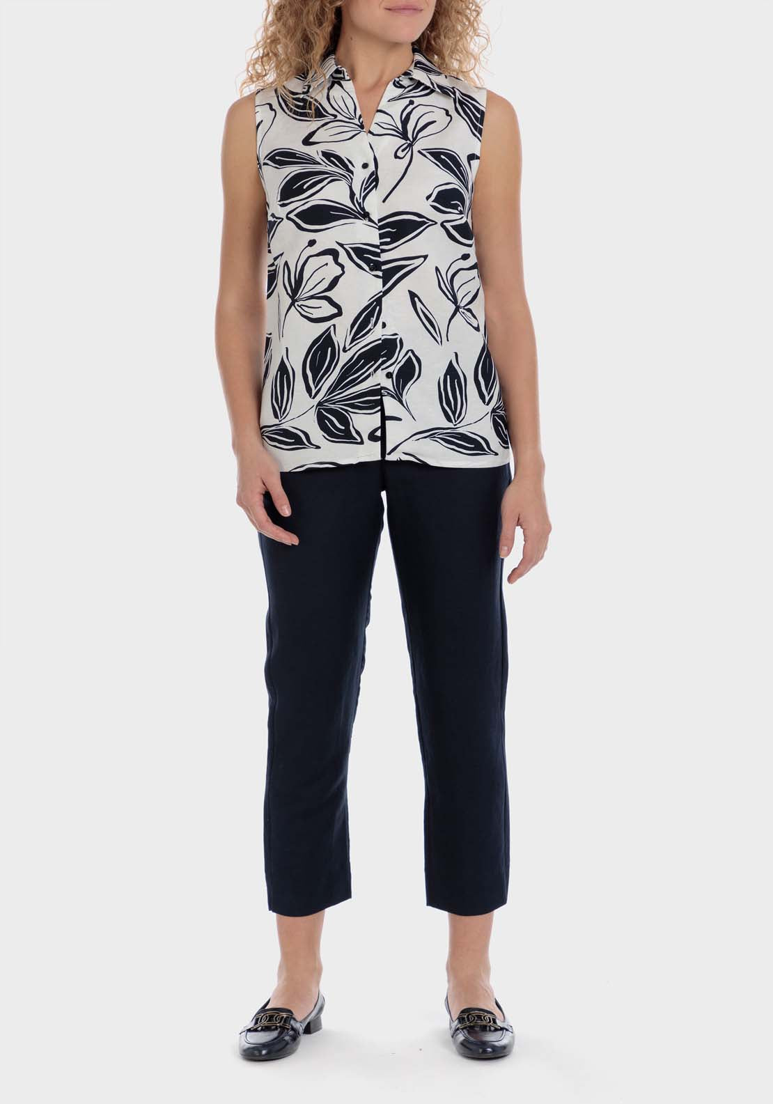 Punt Roma Linen Trousers 3 Shaws Department Stores