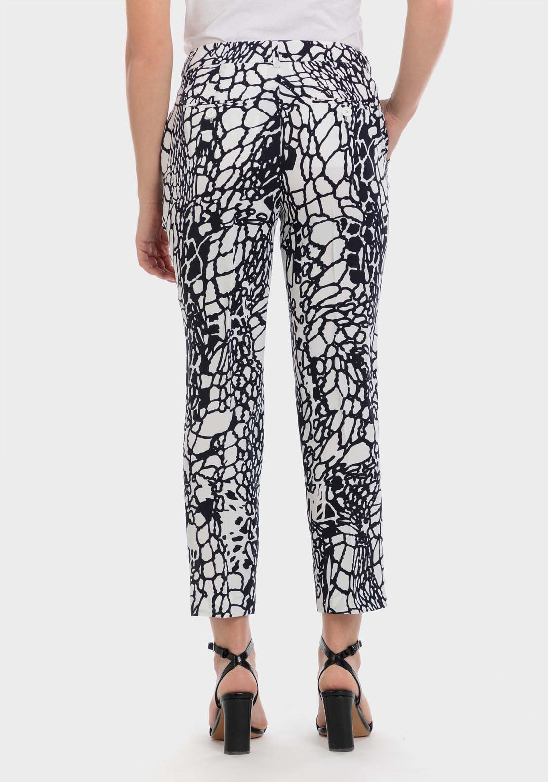 Punt Roma Printed Trousers 2 Shaws Department Stores