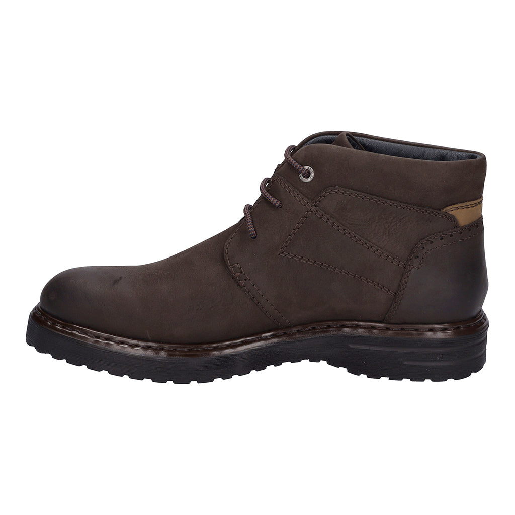 Josef Seibel Waterproof Lace Up Boot - Brown 3 Shaws Department Stores