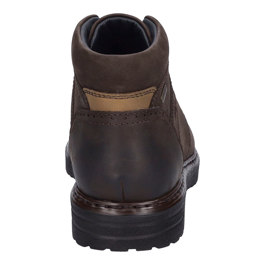 Josef Seibel Waterproof Lace Up Boot - Brown 5 Shaws Department Stores