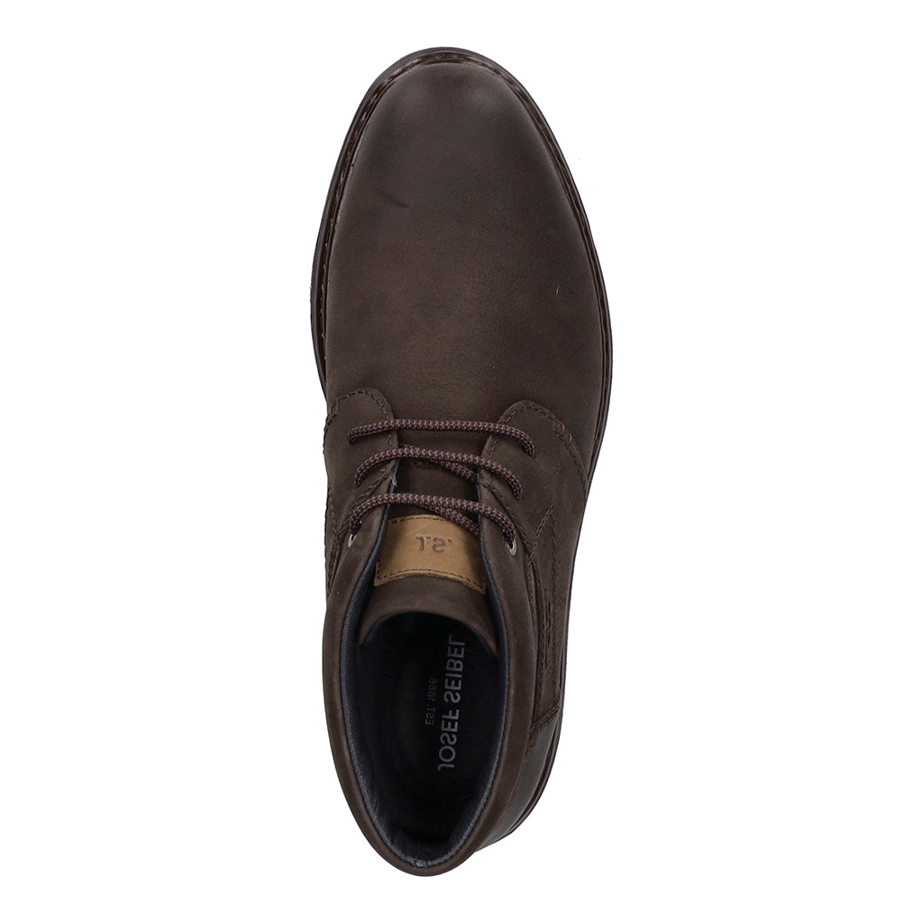 Josef Seibel Waterproof Lace Up Boot - Brown 6 Shaws Department Stores