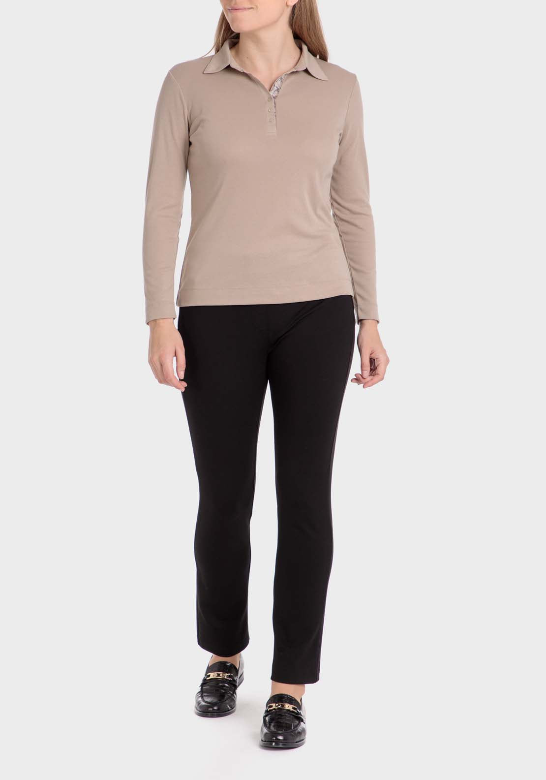 Punt Roma Beige Polo - Beige 3 Shaws Department Stores