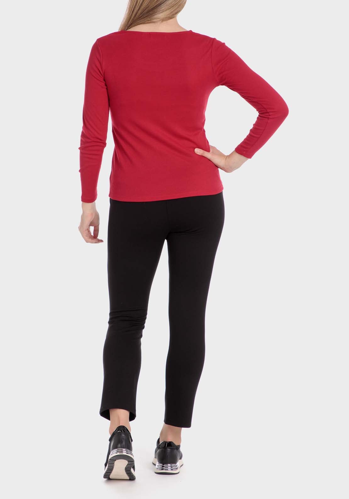 Punt Roma Basic Fantasy T-Shirt - Red 4 Shaws Department Stores