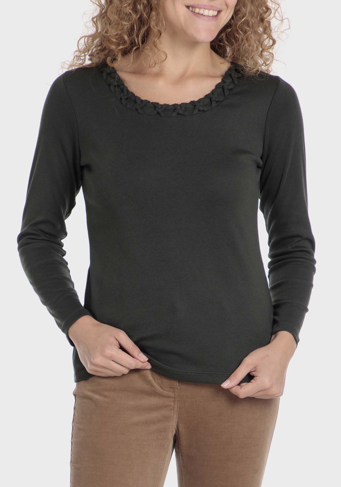 Punt Roma Basic Fantasy T-Shirt - Green 1 Shaws Department Stores