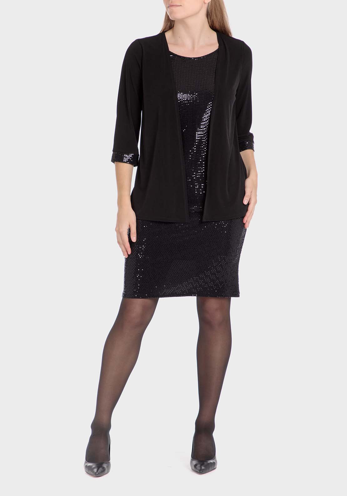Punt Roma Faux Twinset - Black 3 Shaws Department Stores