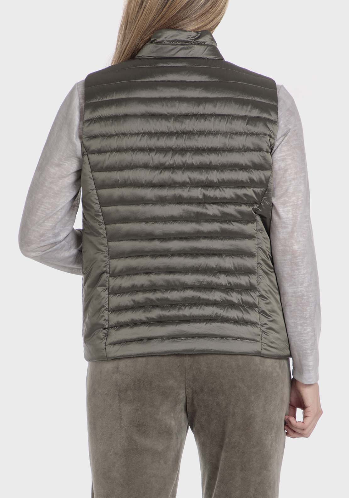Punt Roma Padded Waistcoat - Green 2 Shaws Department Stores