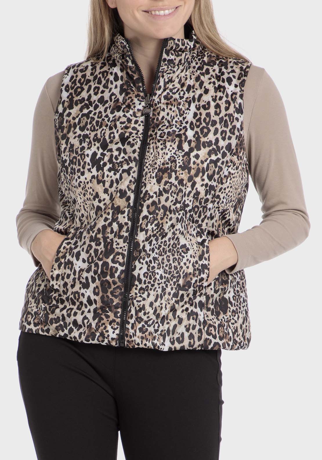 Punt Roma Reversible Waistcoat - Black 3 Shaws Department Stores